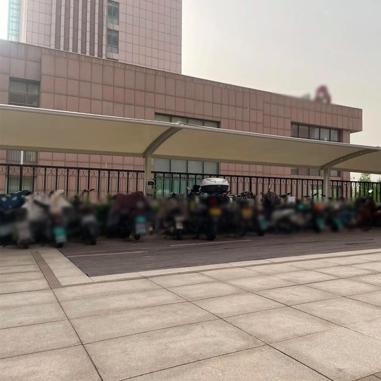 吉隆县膜结构电动车棚